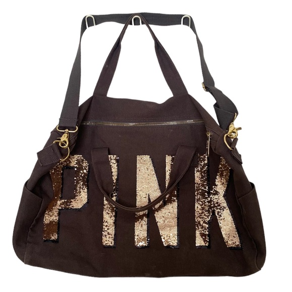 PINK Victoria's Secret Bags Victorias Secret Pink Duffel Bag Poshmark